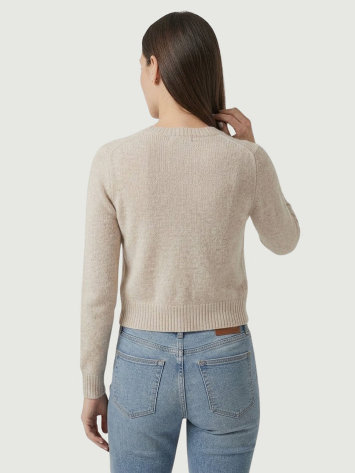 Maglia girocollo caffellatte 0270153 0080 BIMOR 
