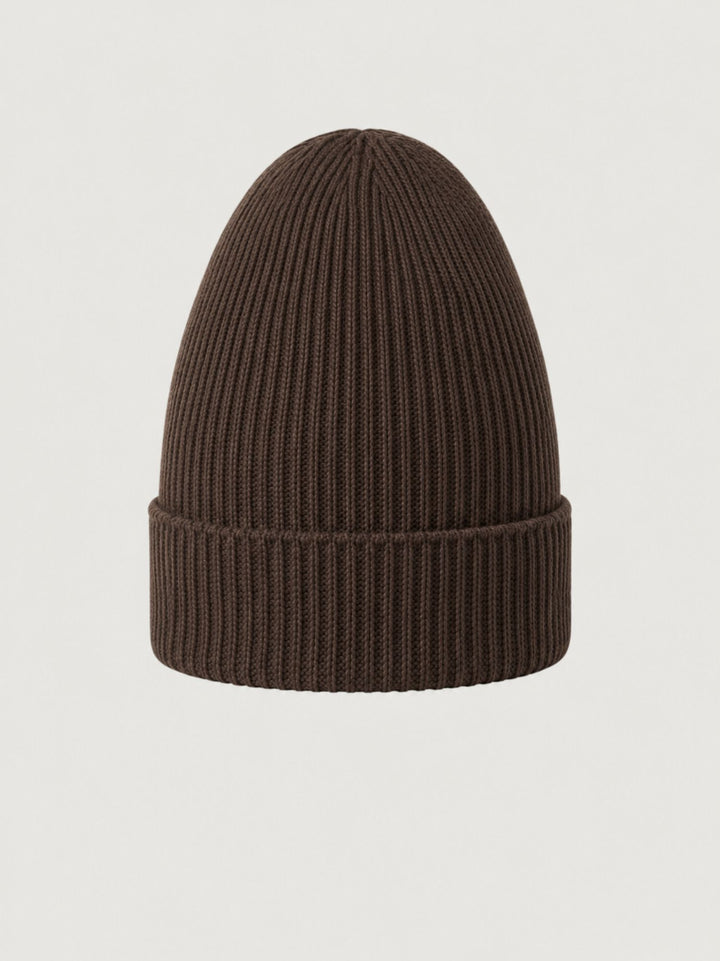 Berretto Chia in maglia a coste cioccolato 031002 0196 BIMOR 