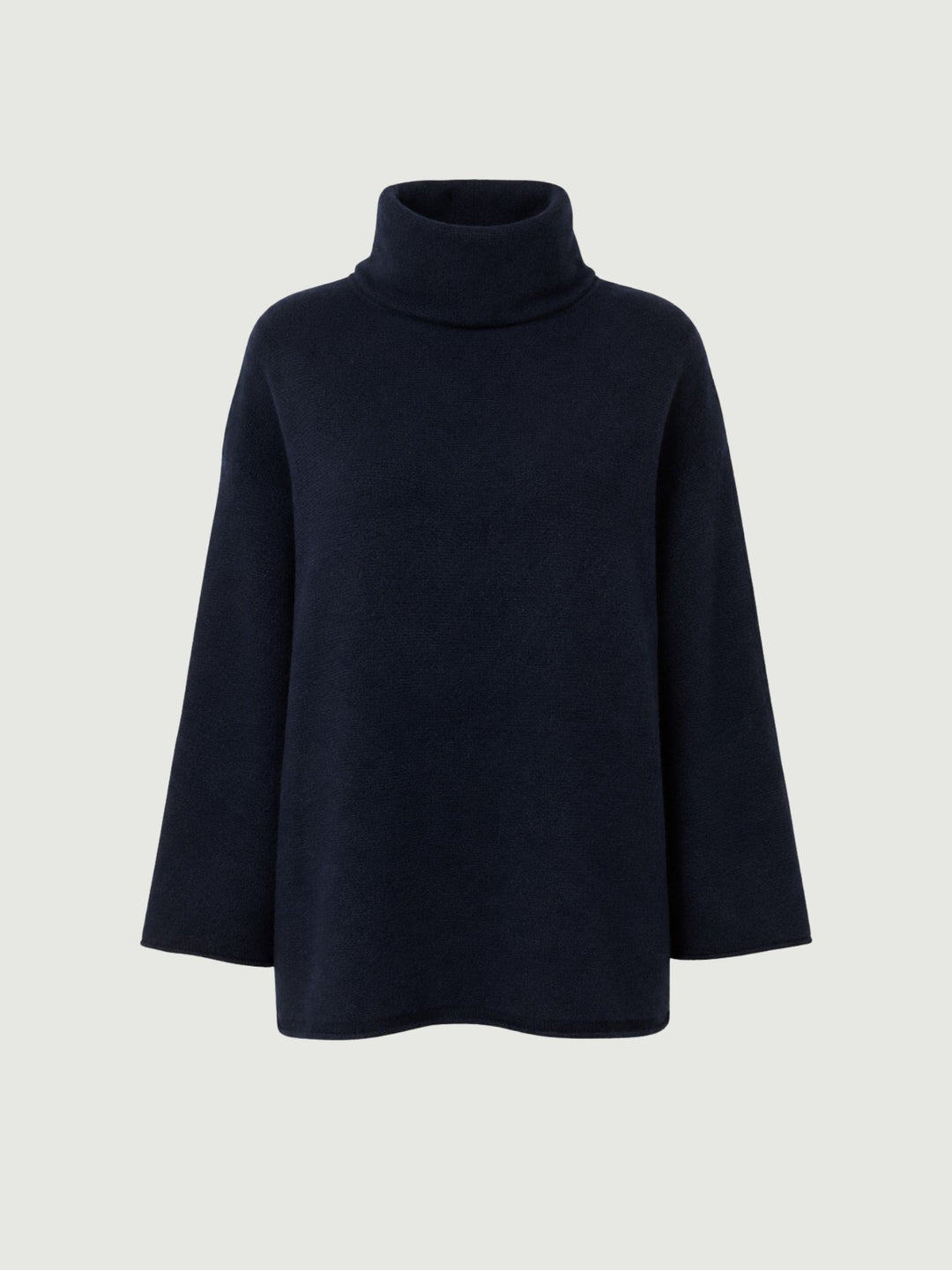 Maglione over a collo alto mirtillo 0370174 0115 BIMOR 