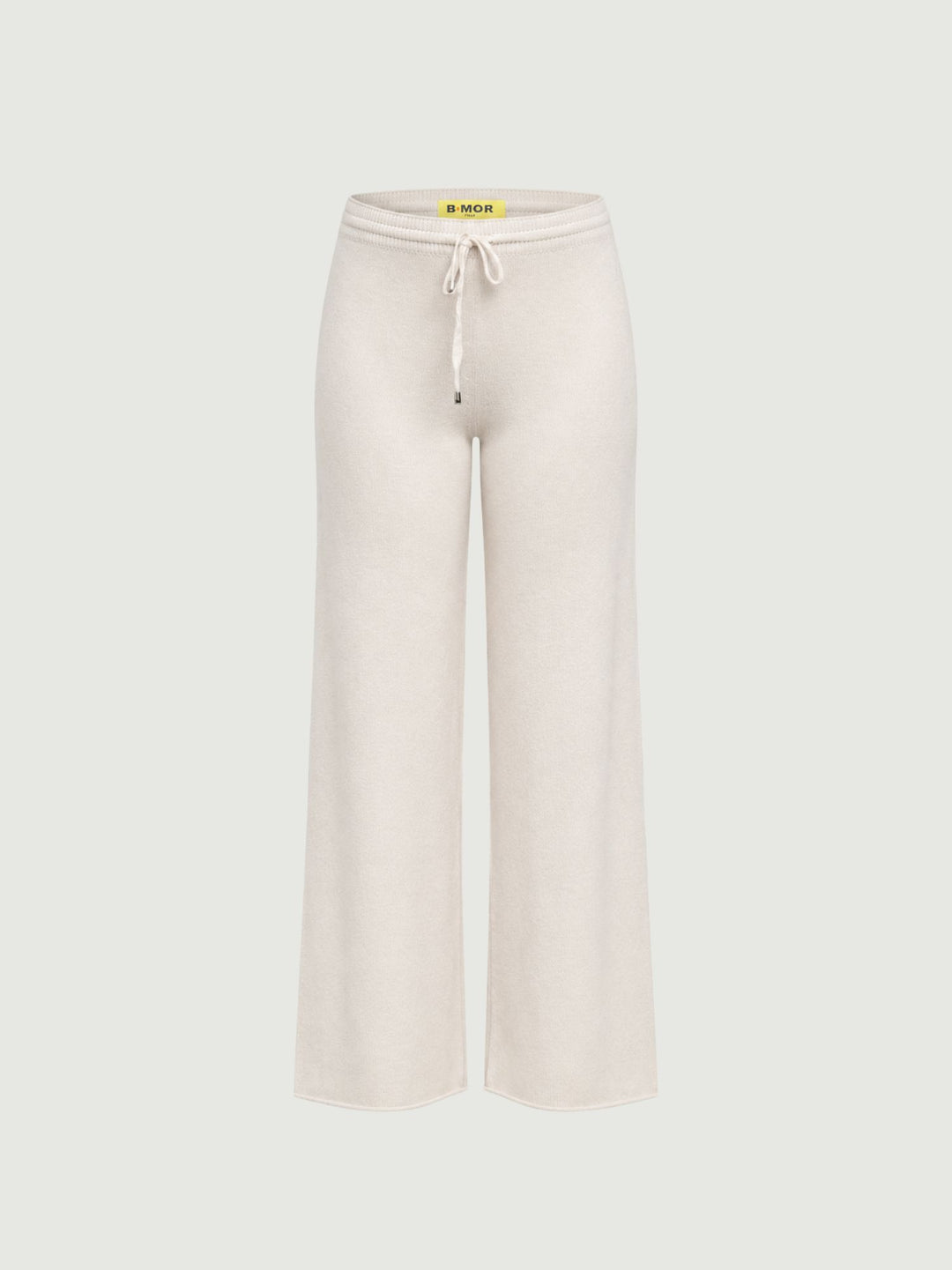Pantalone Sis con coulisse in maglia panna 0370176 0071 BIMOR 
