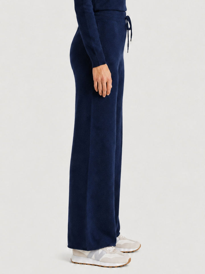 Pantalone Sis con coulisse in maglia mirtillo 0370176 0115 BIMOR 