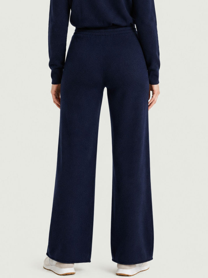 Pantalone Sis con coulisse in maglia mirtillo 0370176 0115 BIMOR 