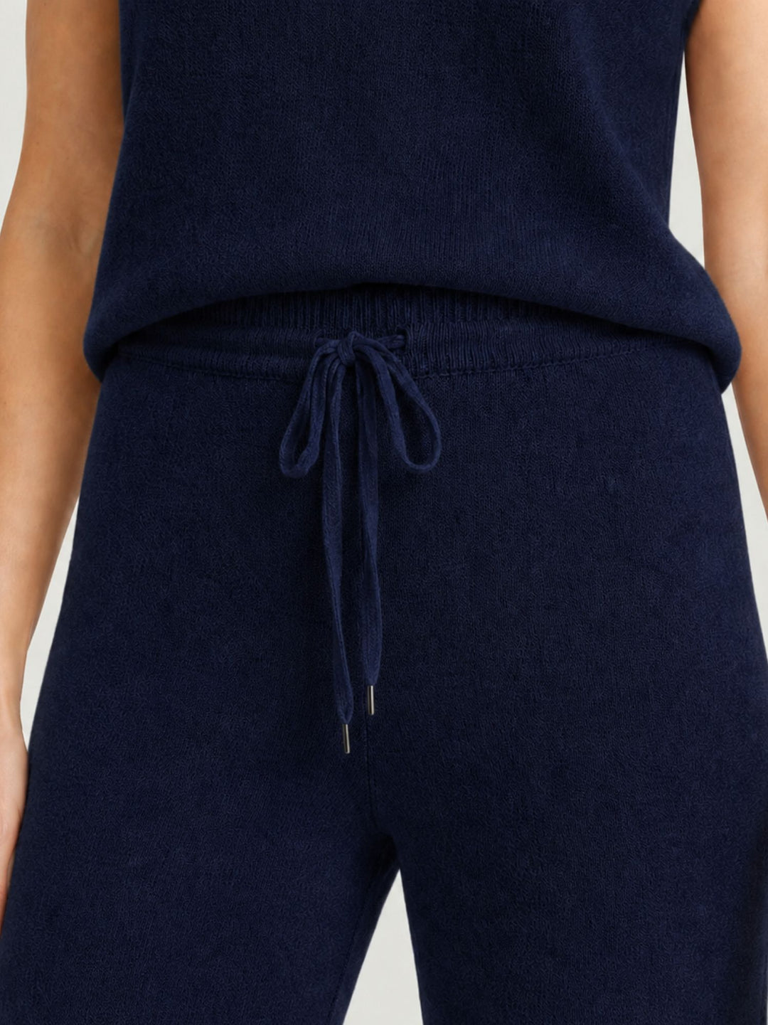 Pantalone Sis con coulisse in maglia mirtillo 0370176 0115 BIMOR 