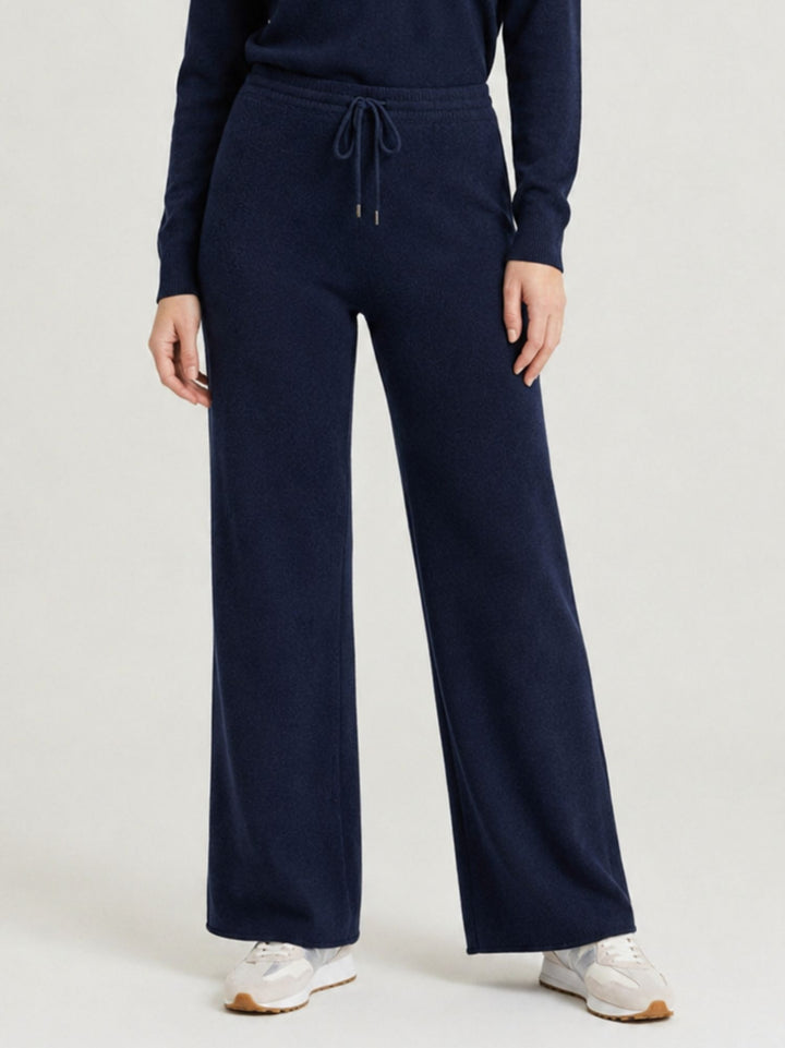 Pantalone Sis con coulisse in maglia mirtillo 0370176 0115 BIMOR 