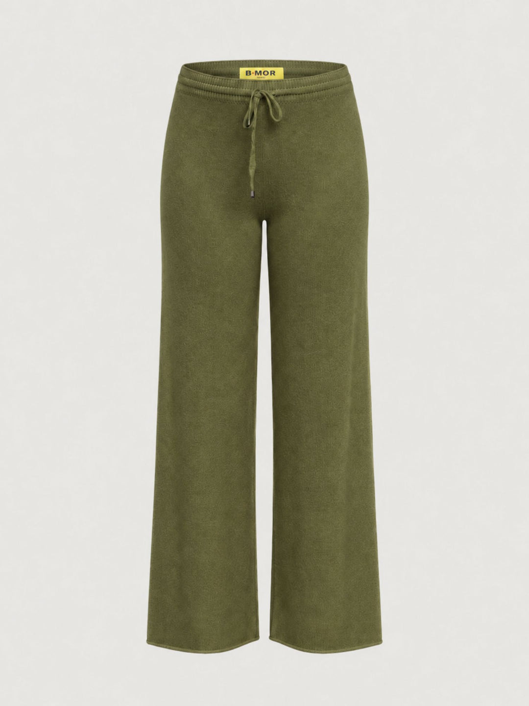 Pantalone Sis con coulisse in maglia matcha 0370176 0192 BIMOR 