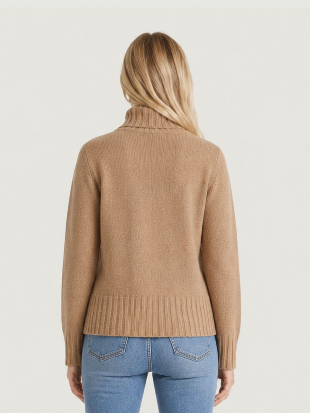 Maglia dolcevita nocciola 055004 0083 BIMOR 