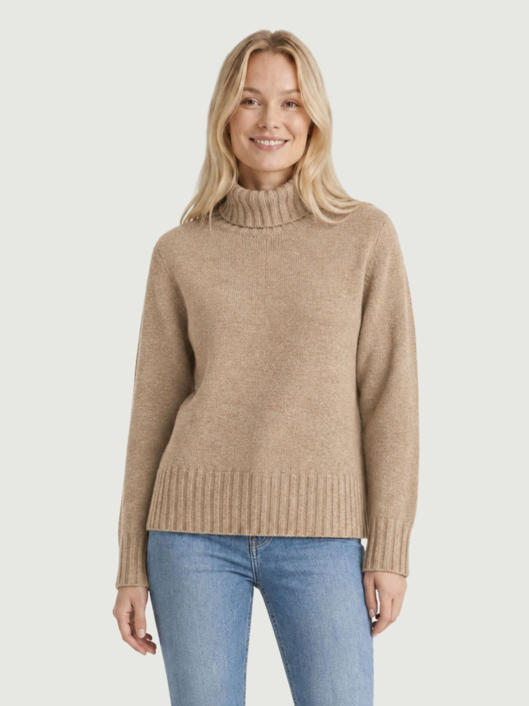 Dolcevita Ivo in maglia nocciola 055004 0083 BIMOR 