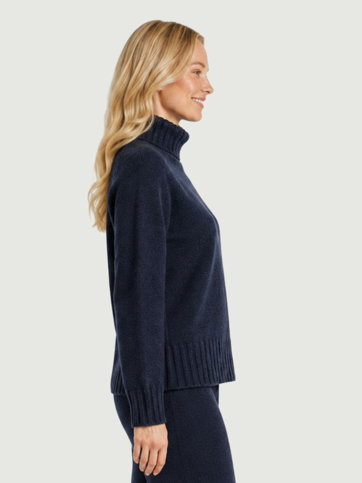 Maglia dolcevita mirtillo 055004 0115 BIMOR 
