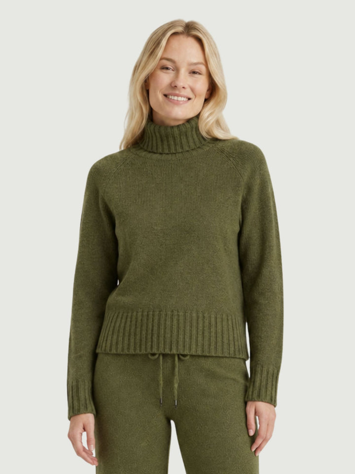 Maglia dolcevita oliva 055004 0192 BIMOR 