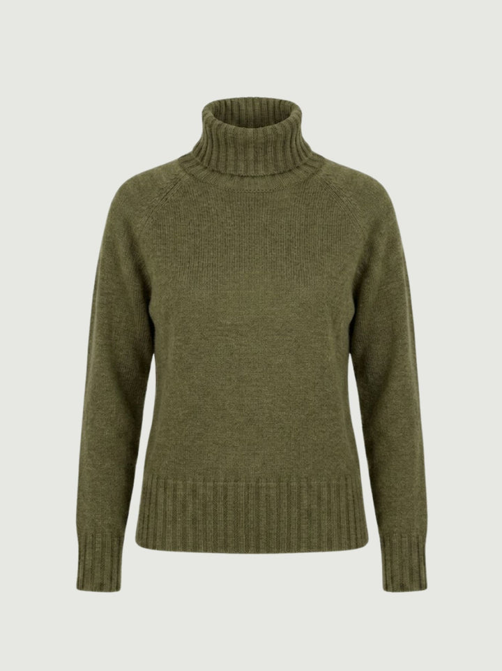 Maglia dolcevita oliva 055004 0192 BIMOR 