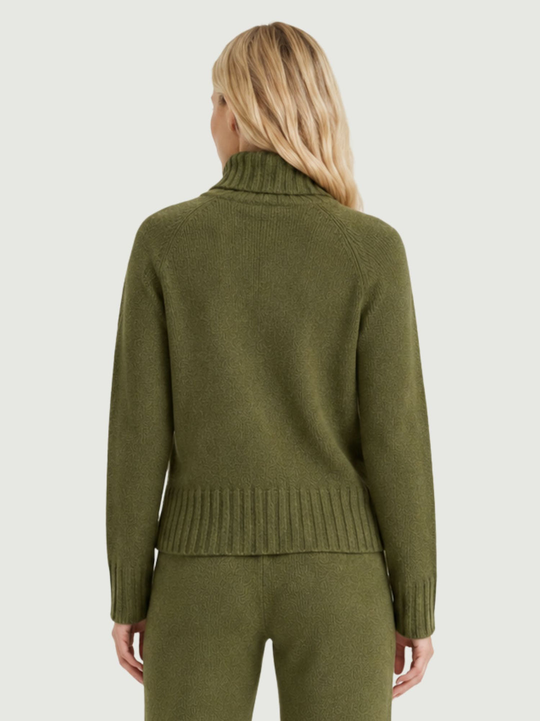 Maglia dolcevita oliva 055004 0192 BIMOR 
