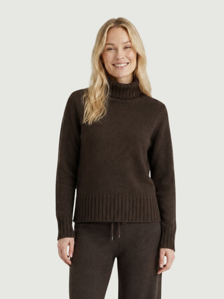 Maglia dolcevita cioccolato 055004 0196 BIMOR 
