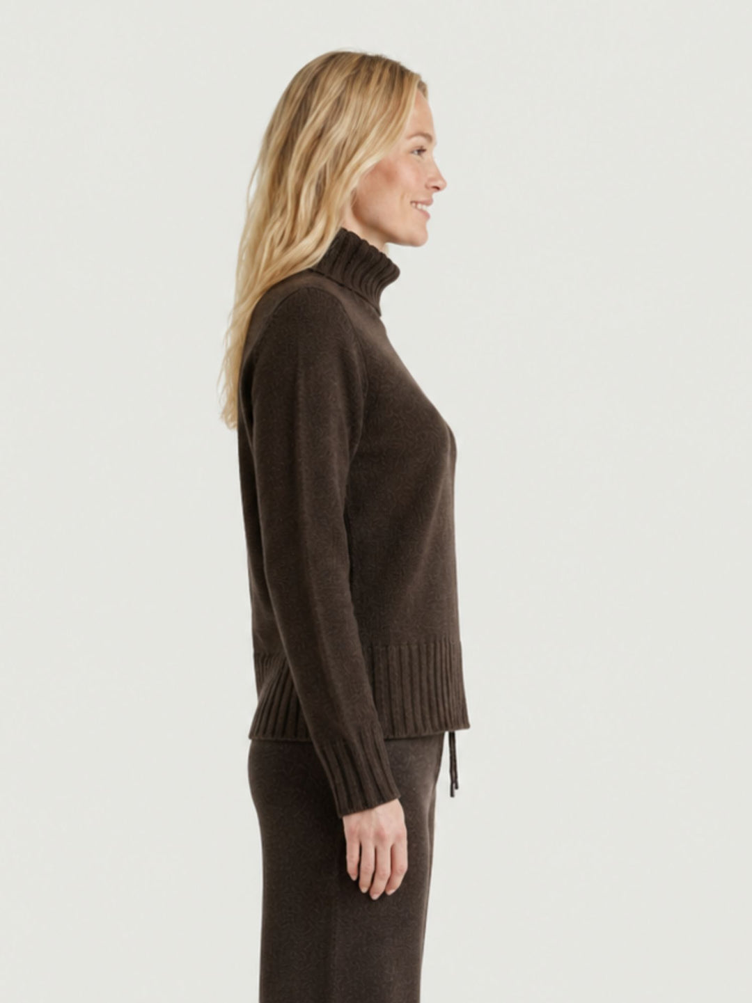Maglia dolcevita cioccolato 055004 0196 BIMOR 