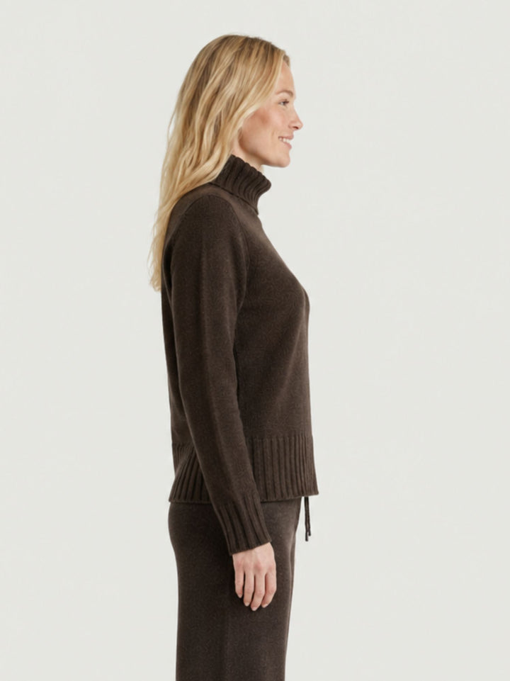 Maglia dolcevita cioccolato 055004 0196 BIMOR 