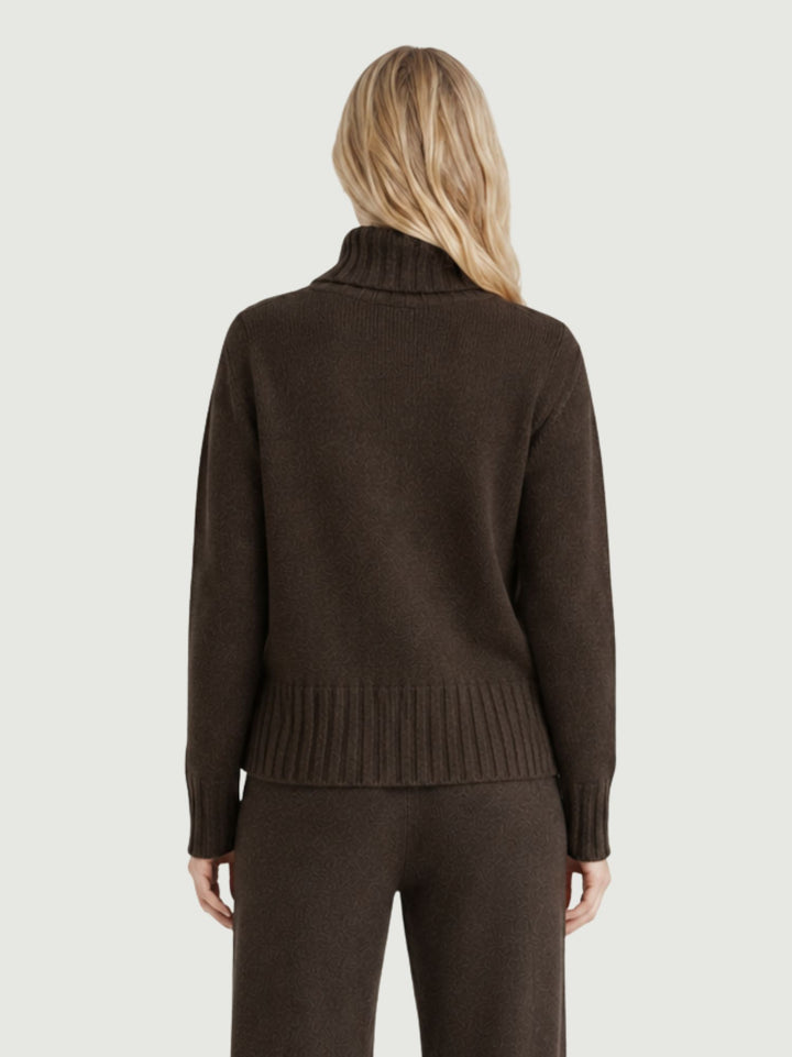 Maglia dolcevita cioccolato 055004 0196 BIMOR 