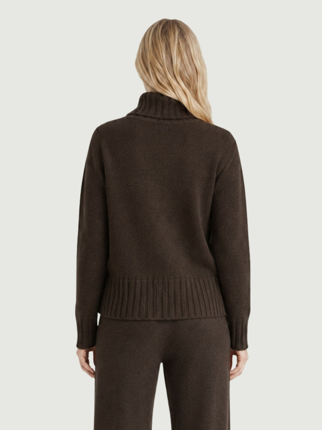 Maglia dolcevita cioccolato 055004 0196 BIMOR 