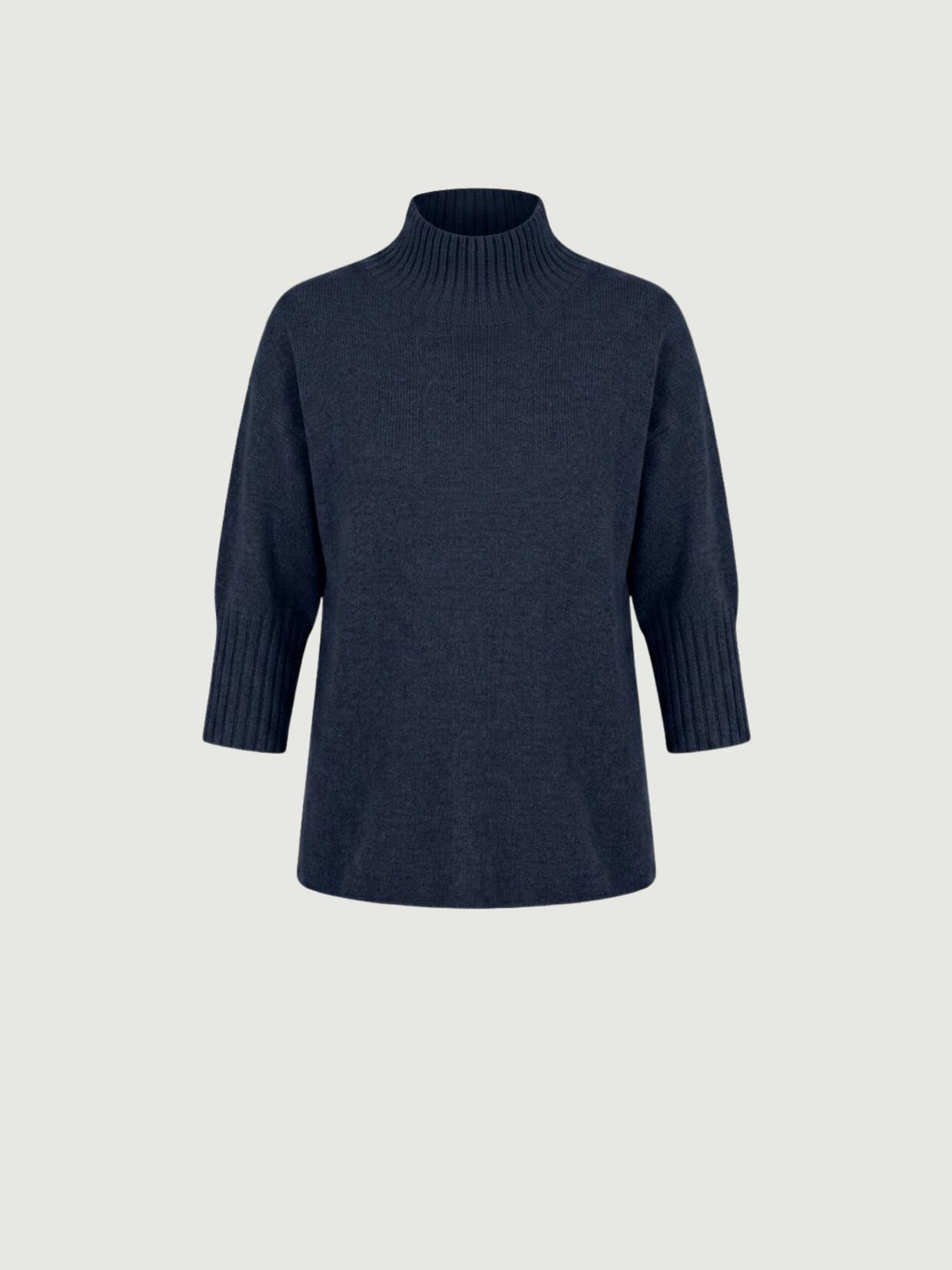 Maglione a lupetto con maniche a tre quarti mirtillo 0570102 0115 BIMOR 
