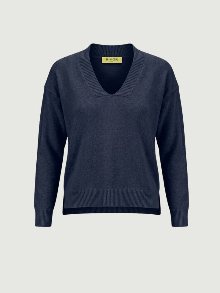Maglia con scollo a V mirtillo 0570573 0115 BIMOR 