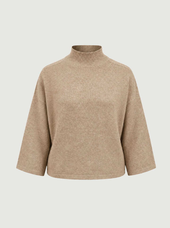 Lupetto Ali in maglia nocciola 0570580 0083 BIMOR 