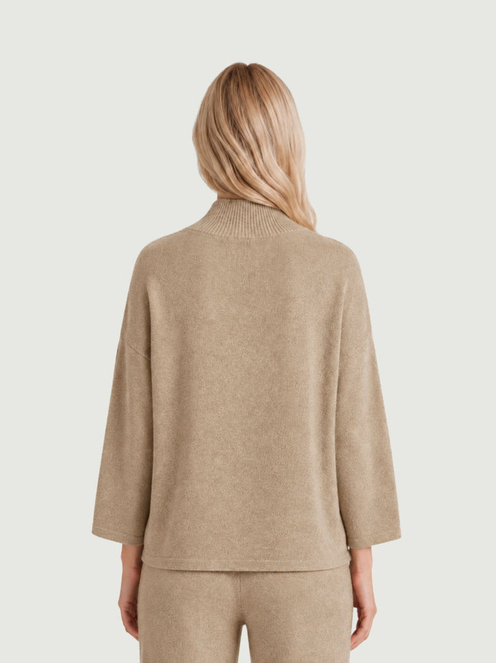 Lupetto Ali in maglia nocciola 0570580 0083 BIMOR 
