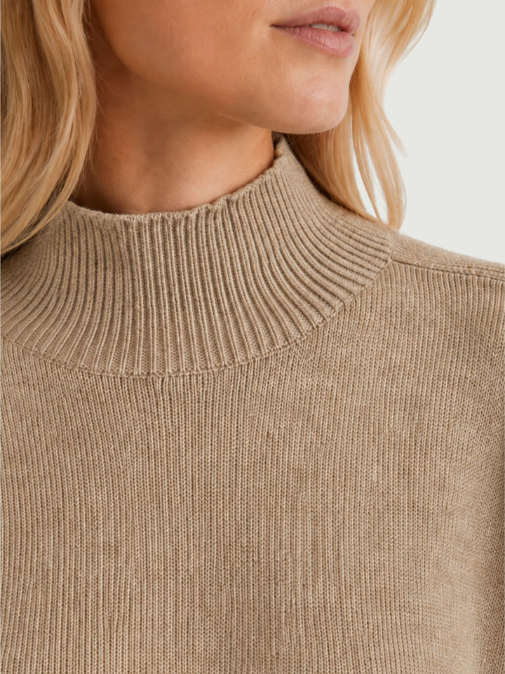 Lupetto Ali in maglia nocciola 0570580 0083 BIMOR 