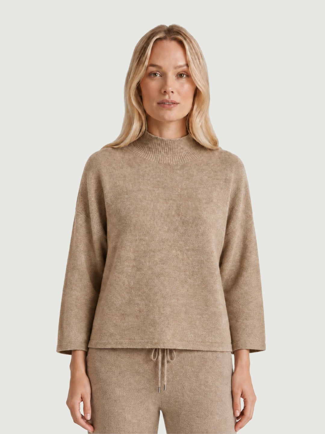 Lupetto Ali in maglia nocciola 0570580 0083 BIMOR 