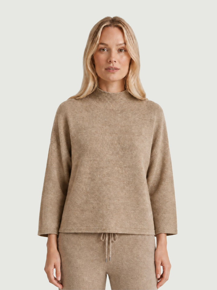 Lupetto Ali in maglia nocciola 0570580 0083 BIMOR 