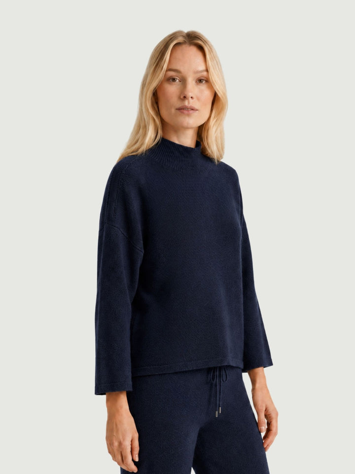 Maglione a lupetto mirtillo 0570580 0115 BIMOR 