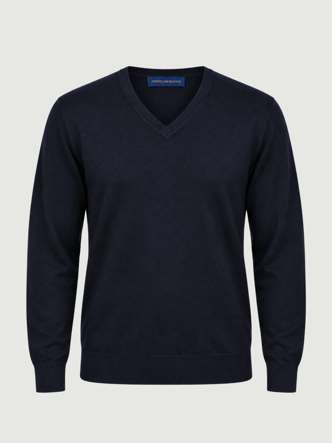 Maglia scollo a v navy 3003900 205 ANDREA MORANDO 