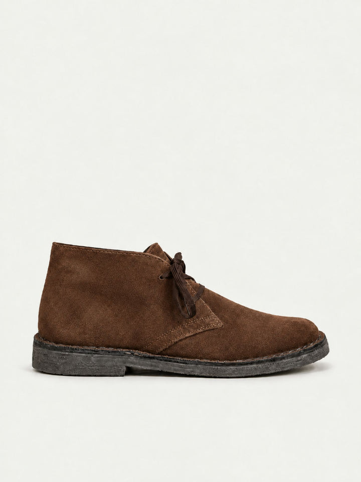 Desert boot in pelle scamosciata marrone bruciato 500 BRUCIATO ANDREA MORANDO 