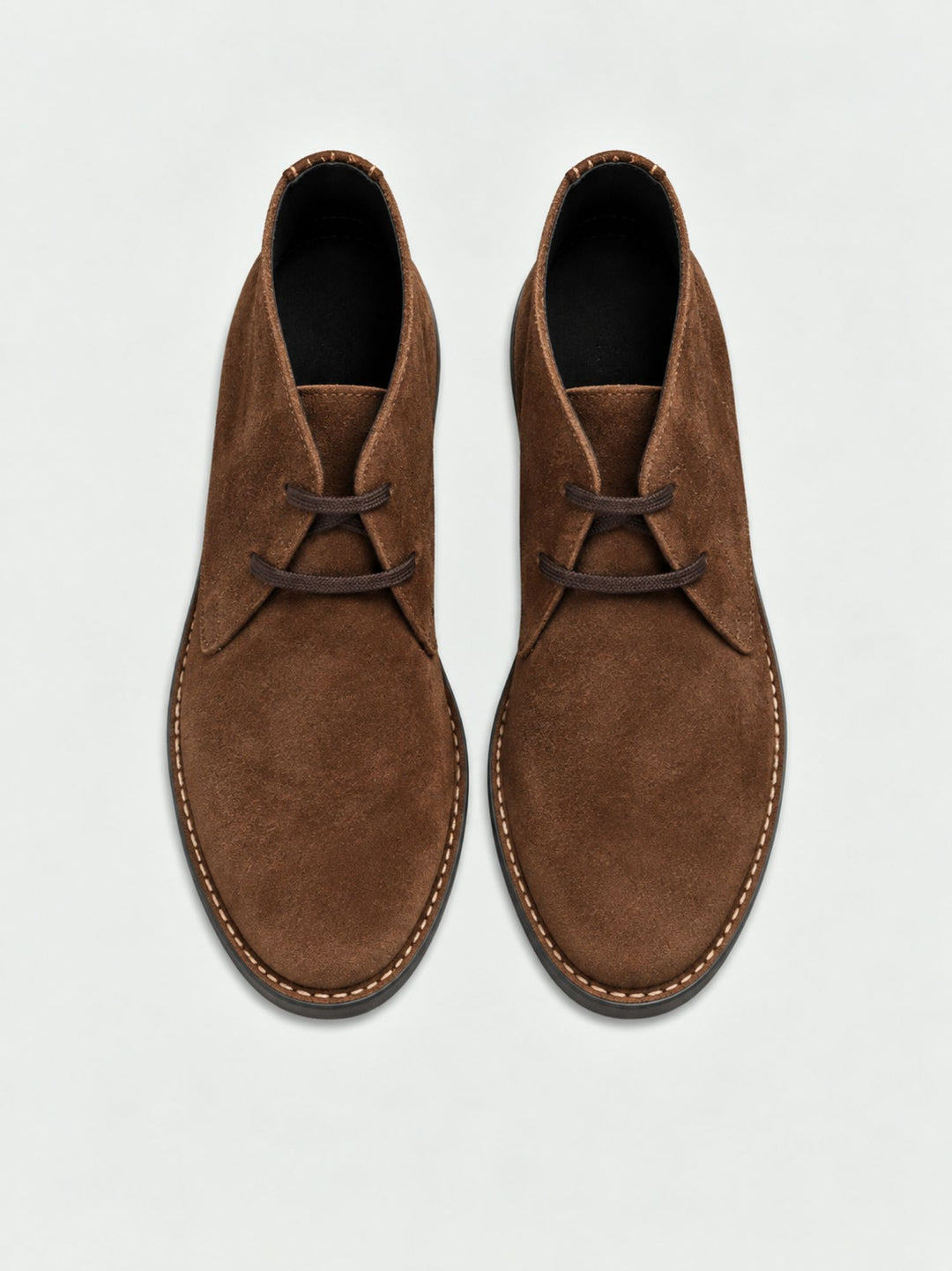 Desert boot in pelle scamosciata marrone bruciato 500 BRUCIATO ANDREA MORANDO 