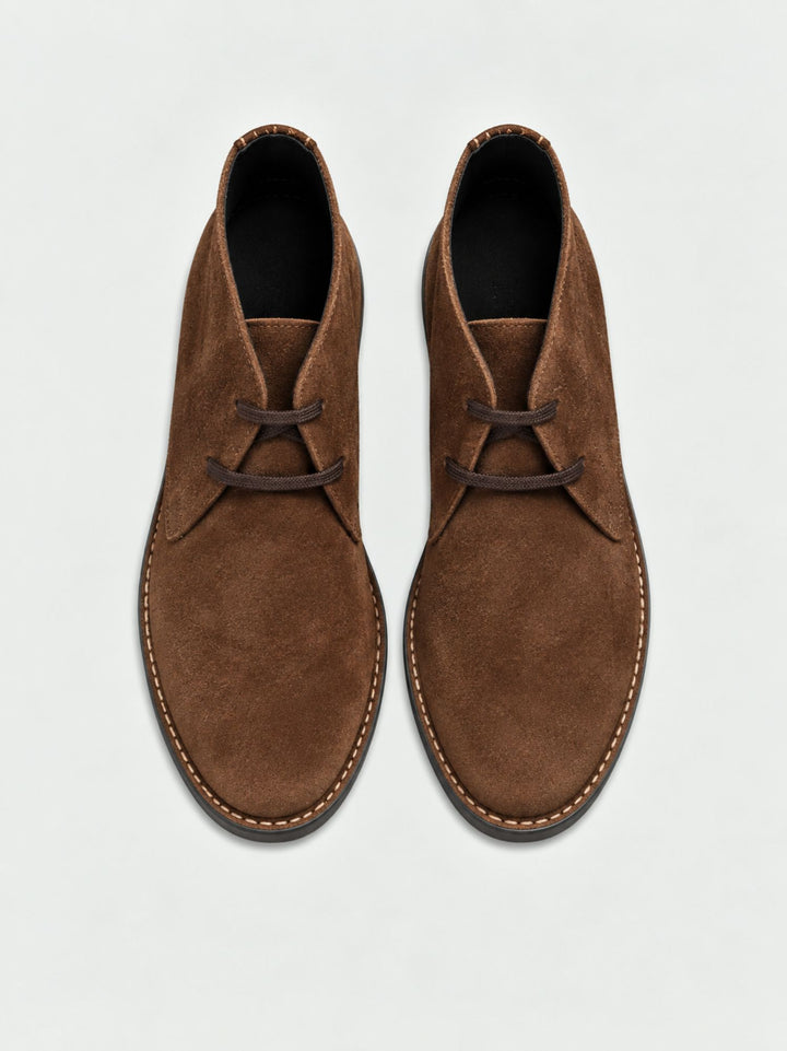 Desert boot in pelle scamosciata marrone bruciato 500 BRUCIATO ANDREA MORANDO 