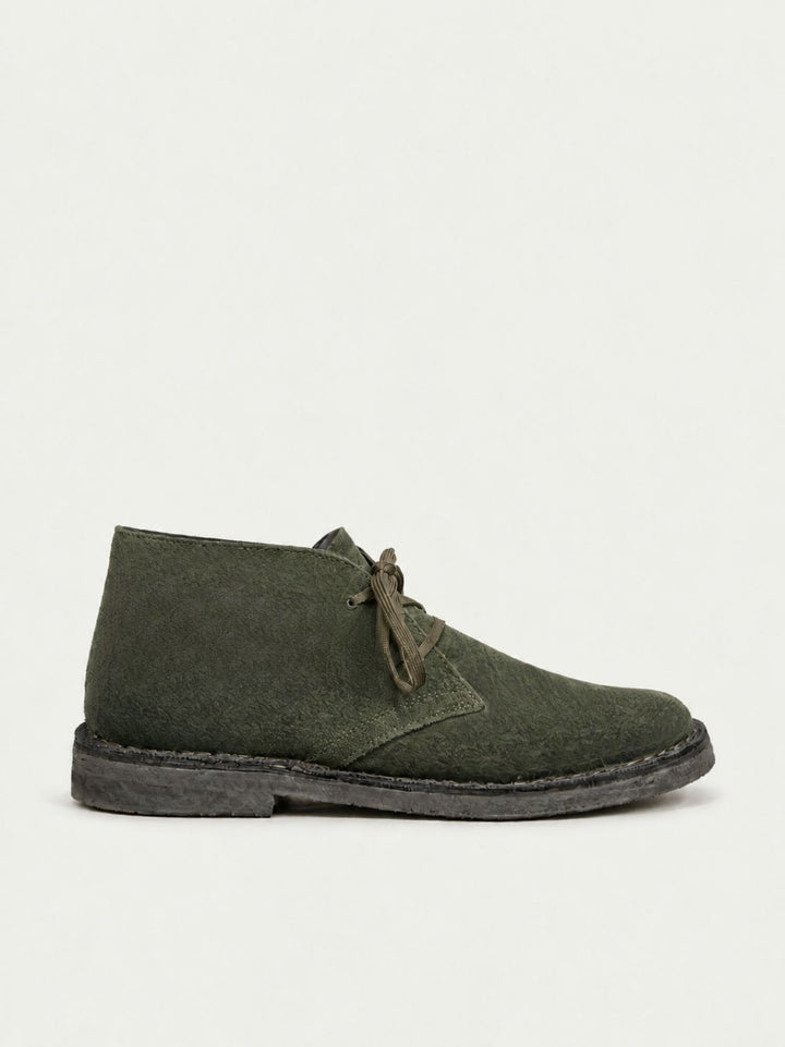 Desert boot in pelle scamosciata verde bosco 500 FORESTA ANDREA MORANDO 