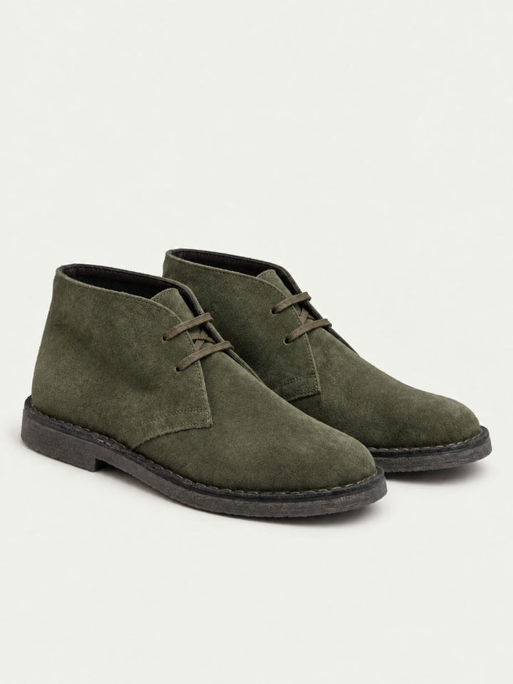 Desert boot in pelle scamosciata verde bosco 500 FORESTA ANDREA MORANDO 