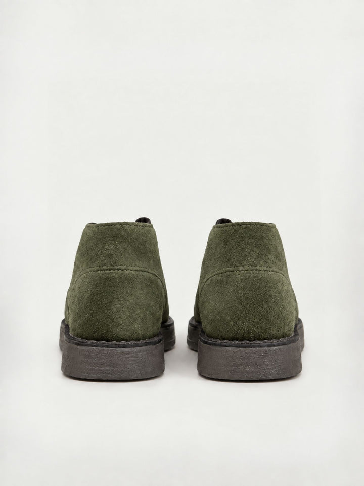 Desert boot in pelle scamosciata verde bosco 500 FORESTA ANDREA MORANDO 