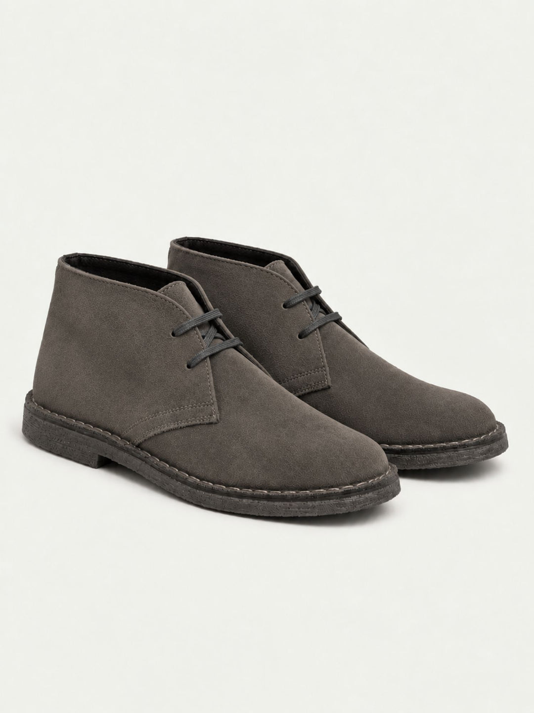 Desert boot in pelle scamosciata grigio acciaio 500 SHARK ANDREA MORANDO 