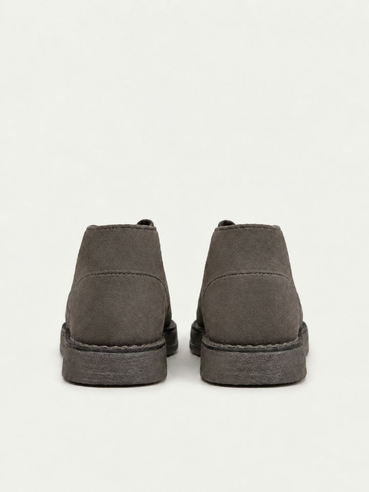 Desert boot in pelle scamosciata grigio acciaio 500 SHARK ANDREA MORANDO 