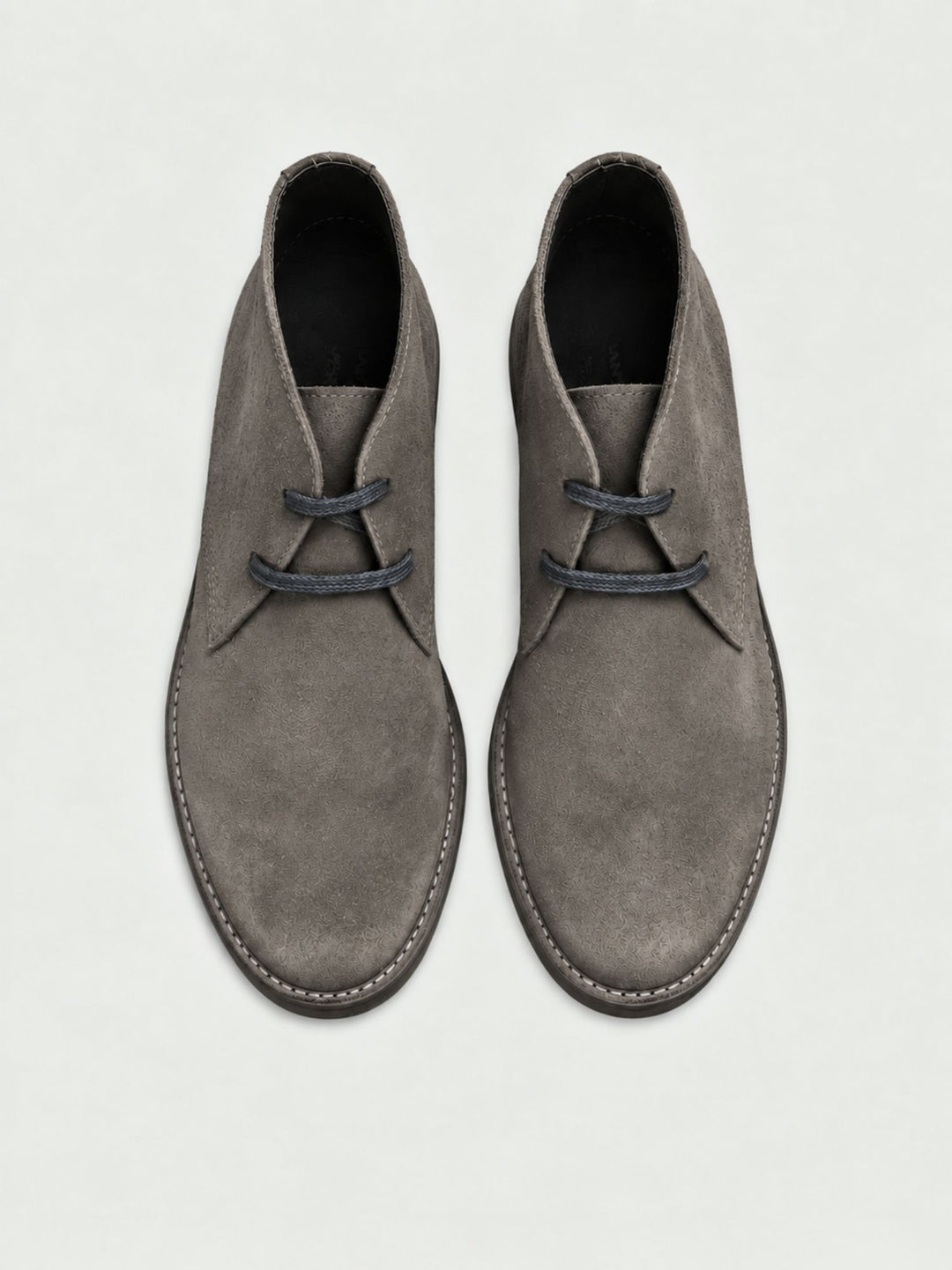Desert boot in pelle scamosciata grigio acciaio 500 SHARK ANDREA MORANDO 