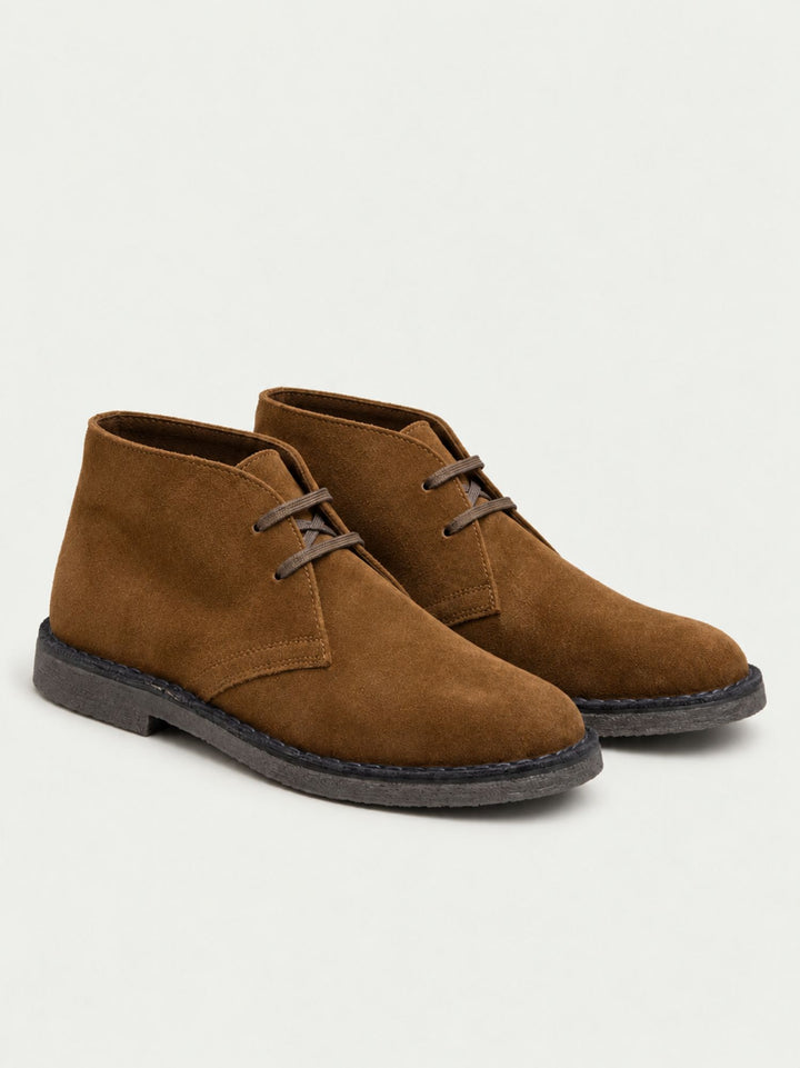 Desert boot in pelle scamosciata tabacco 500 TABACCO ANDREA MORANDO 