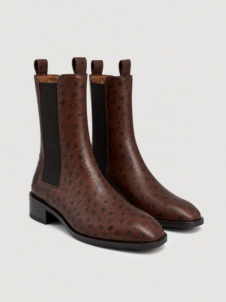 Stivale beatles in pelle tabacco S2952 T.MORO ANDREA MORANDO 