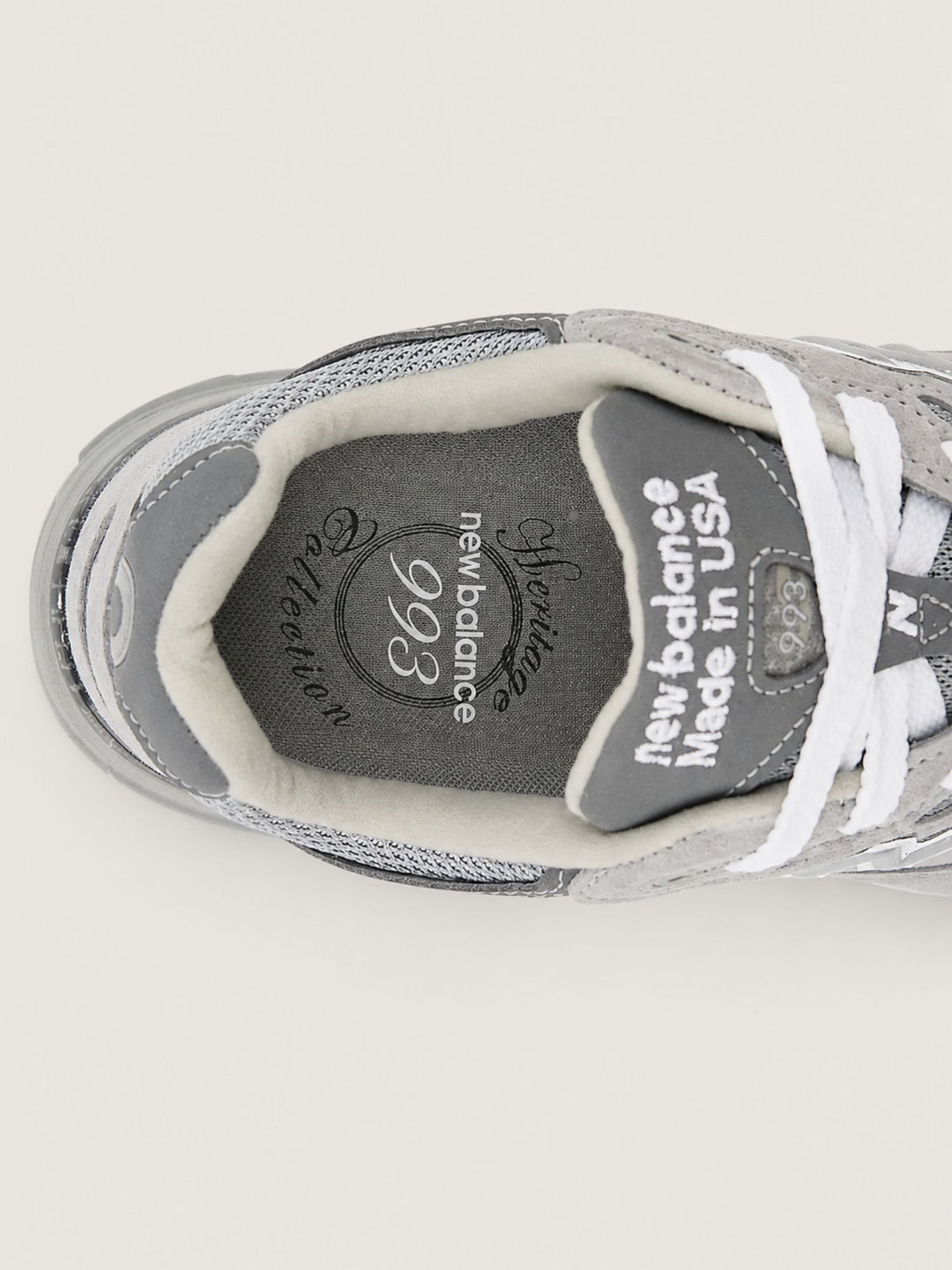 Sneaker Made in USA 993 grigio bianco NBWR993GL B NEW BALANCE 