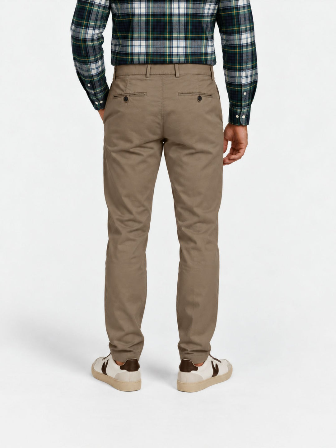 Pantalone chino in cotone tortora T615STR 734 NOLAB 