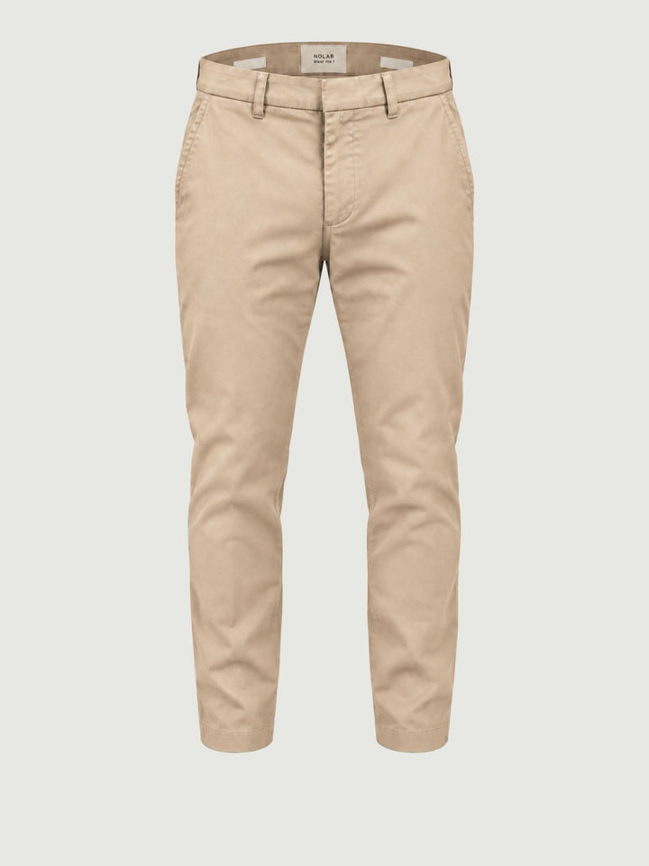 Pantalone chino in cotone e lyocell sabbia T617BRO 038 NOLAB 