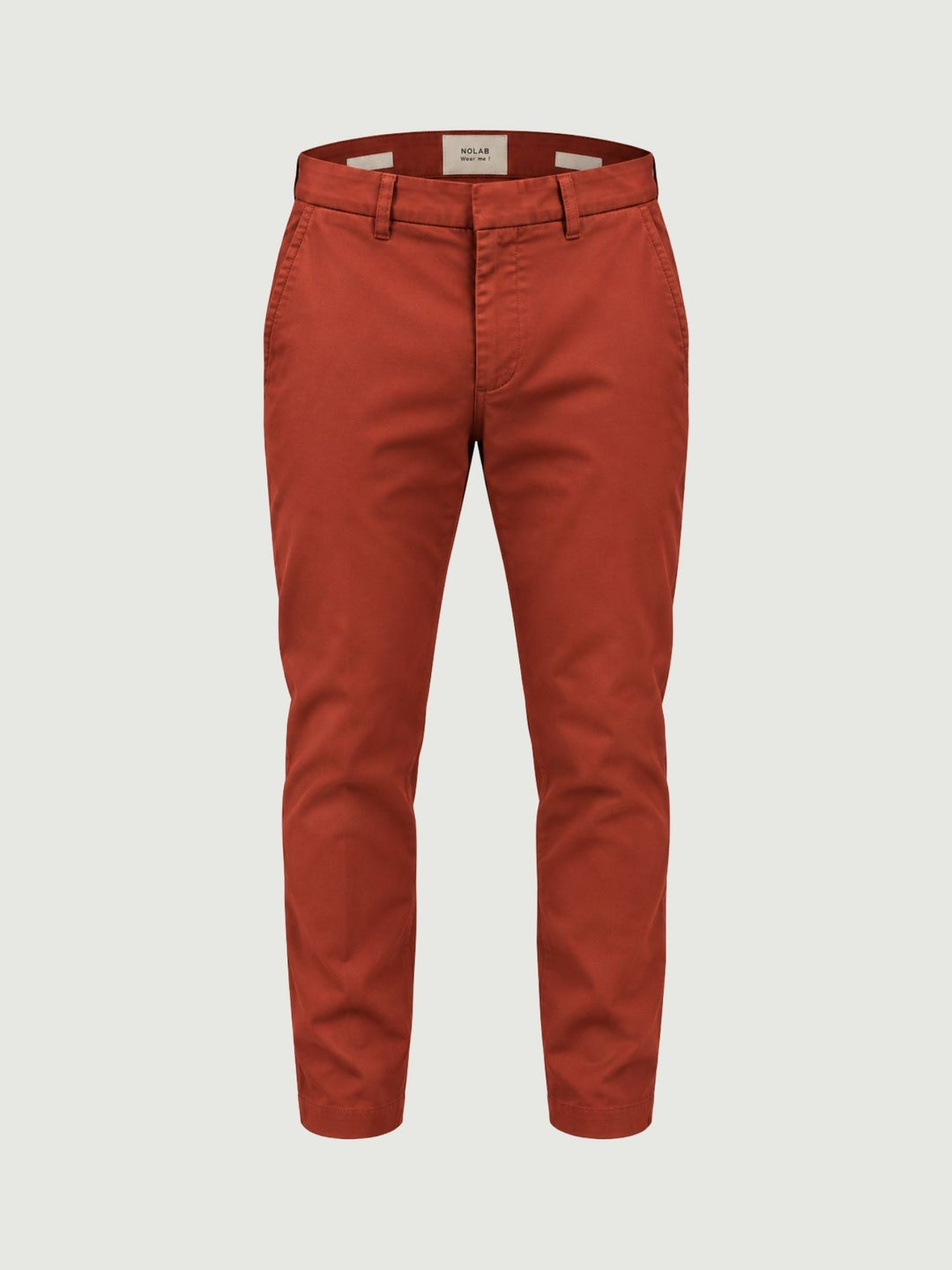 Pantalone chino in cotone e lyocell ruggine T617BRO 543 NOLAB 