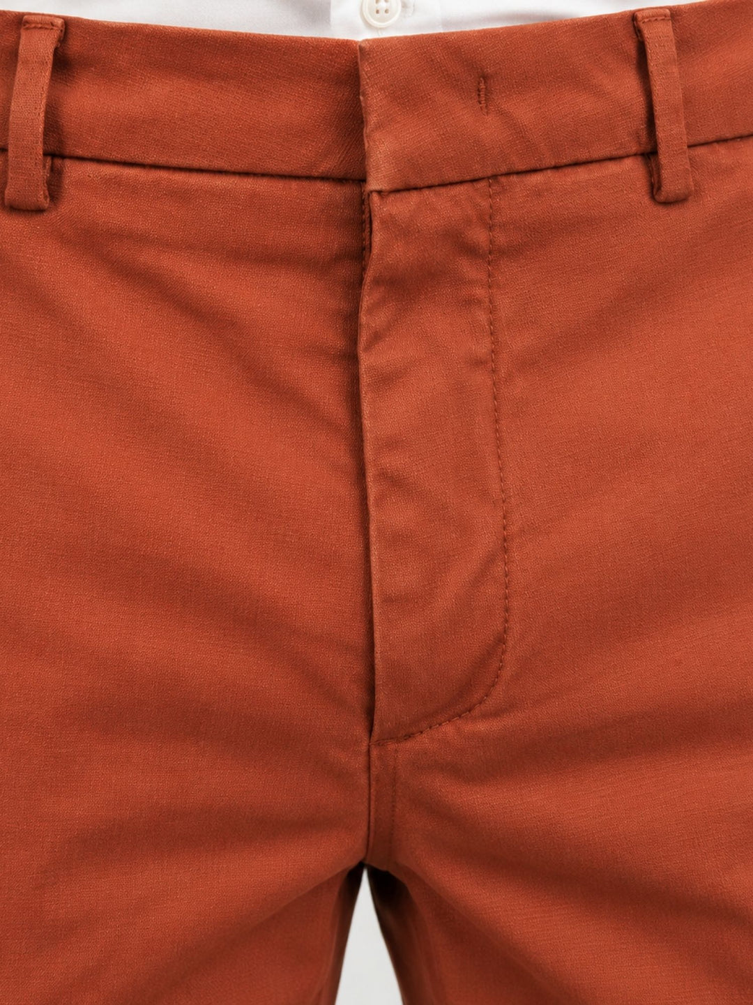 Pantalone chino in cotone e lyocell ruggine T617BRO 543 NOLAB 