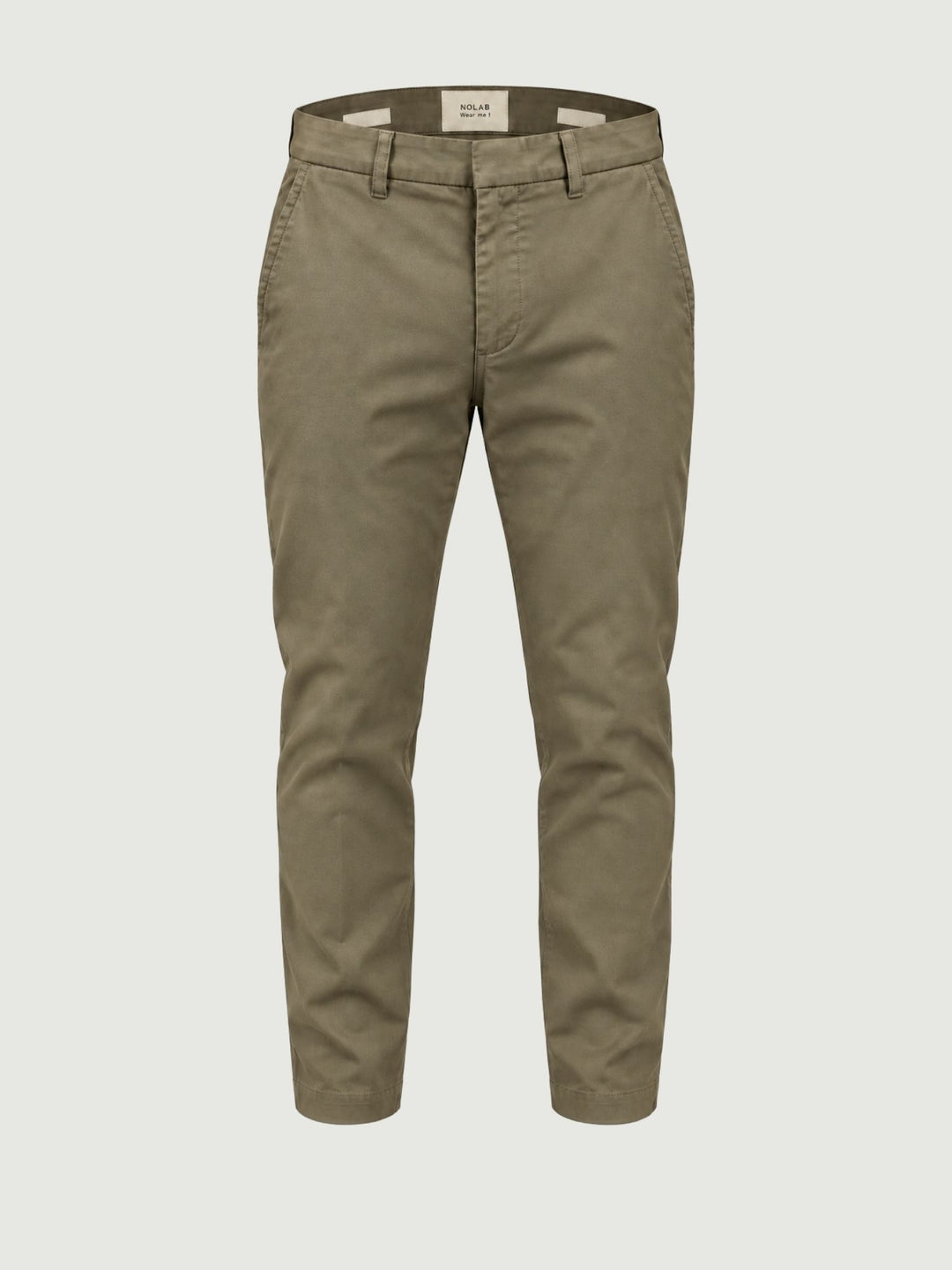 Pantalone in cotone e lyocell tortora T617BRO 942 NOLAB 