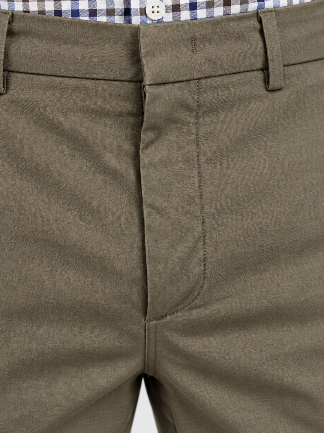 Pantalone in cotone e lyocell tortora T617BRO 942 NOLAB 