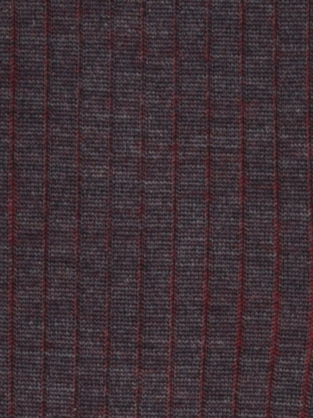 Calze lunghe in lana vergine a coste 63492G V0019 RED 