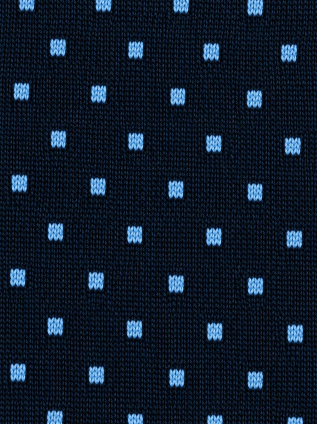 Calze lunghe in cashmere navy a micropois azzurri 64482G V0011 RED 