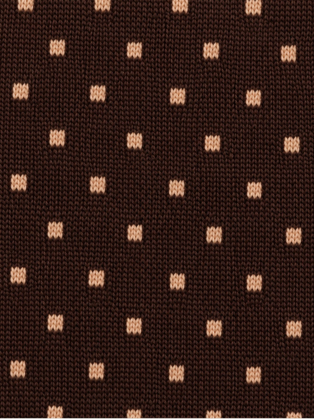 Calze lunghe in cashmere moro a micropois beige 64482G V0129 RED 